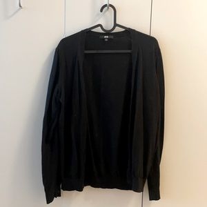 Uniqlo Black Cardigan